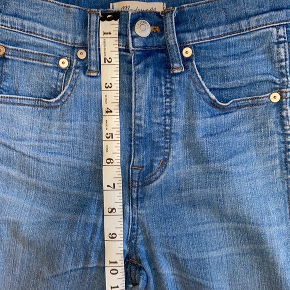 Madewell 10” High Rise Skinny Blue Jeans Size 24 - Picture 12 of 14